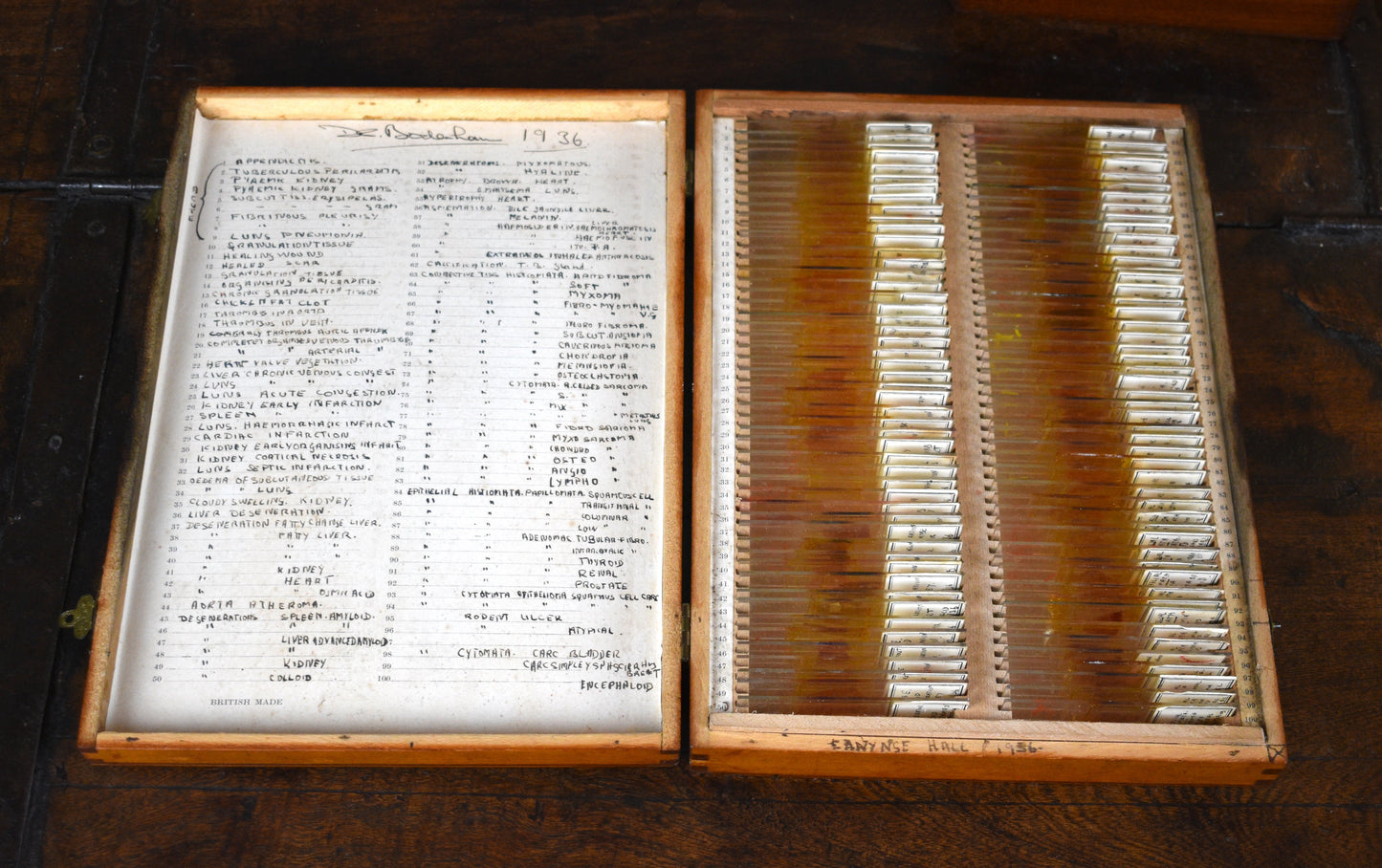 Doctor Bodenham's Pathology Slides