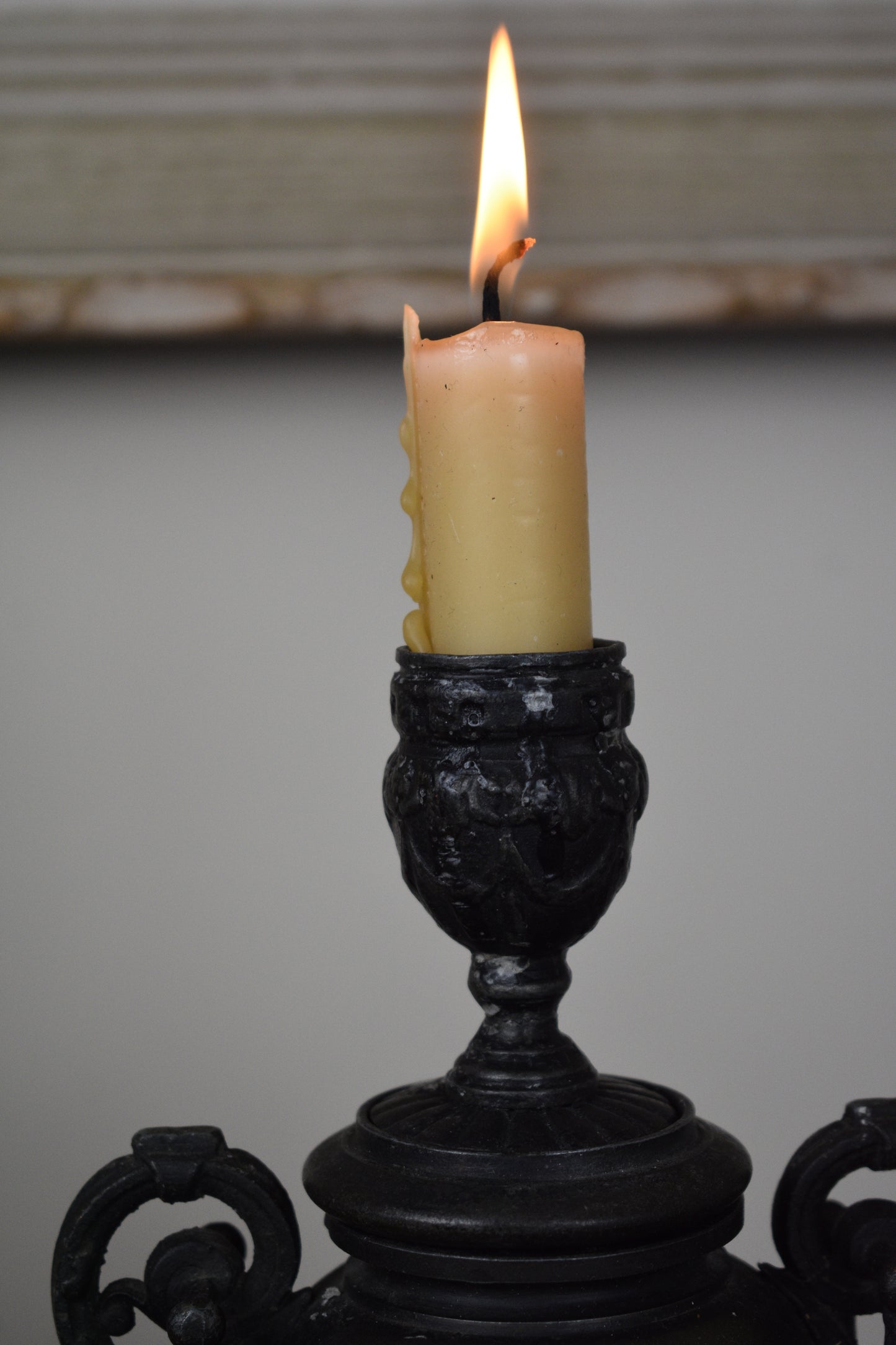 Magnificent Victorian Bronze Candlestick